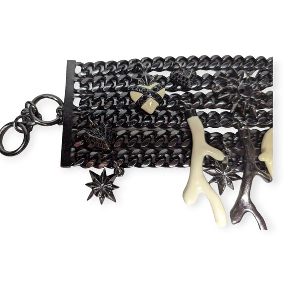 Givenchy Sacred Heart Multi Charm Bracelet Designed by Riccardo Tisci - Picture 7 of 14